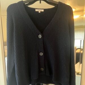 Navy cardigan